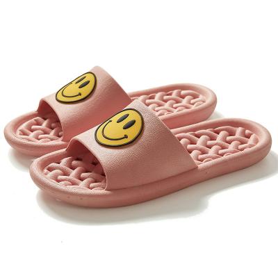 China New fashion trend summer fashion cartoon sandals smile indoor outdoor slippers smile face non-slip slippers for sale