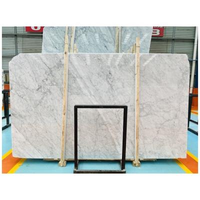 China Modern Modern Italian Bianco Carrara White Marble Slabs and Tiles for Villa for sale