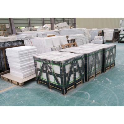 China Modern Wholesale Marble Factory JYS Supply White Marble Tiles 45x45cm for sale