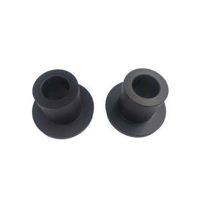 China Cheap CNC Car Manufacturer CNC Machining Custom Black Round Bushing Rubber CNC Lathe Parts for sale