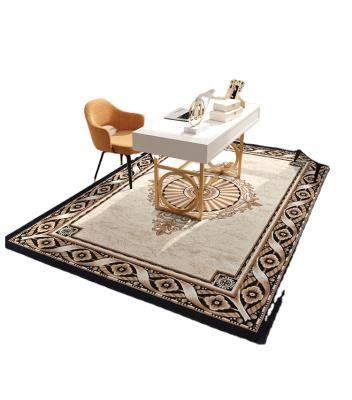 China Modern Stainless Steel Polyester Heat Transfer Printed Blankets For Living Room Persian Rug for sale