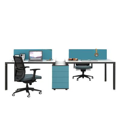 China Modern Commercial Furniture Executive Office Desk Table (Height) Adjustable With Side Table for sale