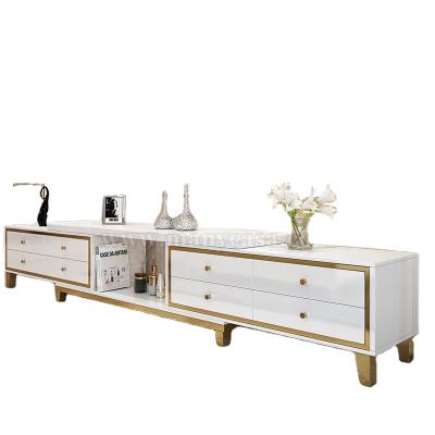 China (Other) Light Luxury Contemporary Adjustable Type And Contracted Coffee Table TV Arch Board Combination for sale