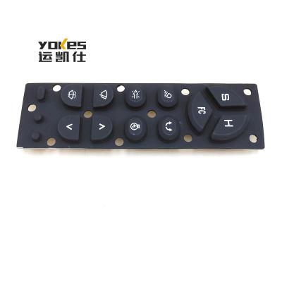 China Crawler Excavator High Performance Excavator Console Rubber Keypad YN50E00001P5 For SK200-3 for sale