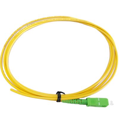 China Factory Price LSZH Telecom Communication Factory Price PVC Fiber Pigtail Simplex 3m SC Pigtail 5m SC/APC Singlemode SC/APC Fiber Optic Pigtail for sale