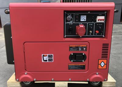 China Low Fuel Consumption Silent 7KW Single Cylinder Small Portable Generators for sale