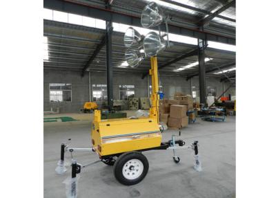 Chine Metal la tour légère mobile haloïde 5kw 10kw 20kw de groupe électrogène/remorque de tour légère à vendre