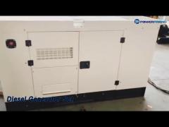 Silent Diesel Generator Set Container 25KW 30KVA 4 Cylinder