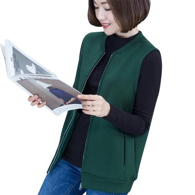 China Anti-wrinkle fashion style custom winter jacket heating and heat ladies safety thick sleeveless vest for sale