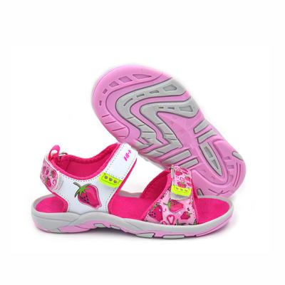 China Kids Breathable Two-Strap Sandal Summer Fancy Comfortable Girls Sandals for sale