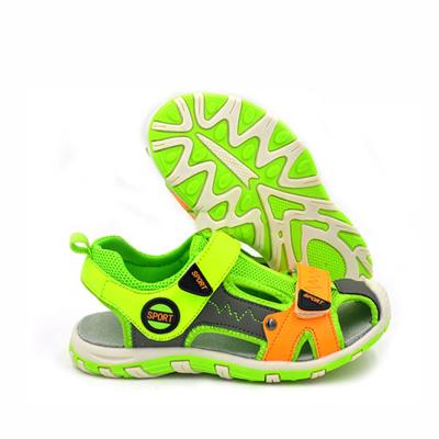 China Fashion Trend Summer Vacation Beach Kids Sandals Two Strap Mesh Upper Boys Water Sandal Walking Shoes for sale