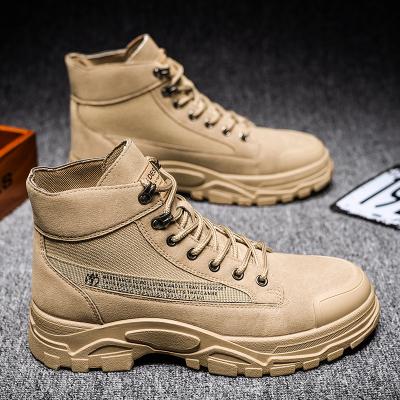 China New round high top Martin rejects British fashionable street shoes casual outdoor boots for men and women for sale