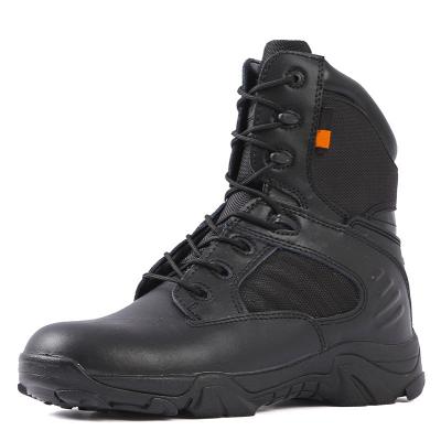 China Breathable High Quality Outdoor Waterproof Rubber For Military Men's Boots for sale