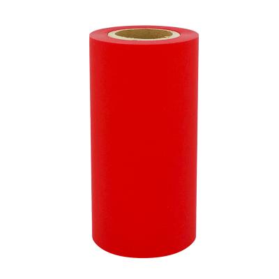 China Suppliers Custom Anti Scratch Laminating Sparkle Color Printing Laminating Film Glossy Grain Surface Firm Red Roll for sale