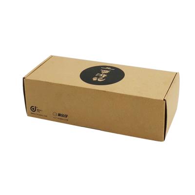 China Recyclable Wholesale Literature Ads Recyclable Kraft Corrugated Mailer Boxes Colorful Kraft Mailer Boxes for sale