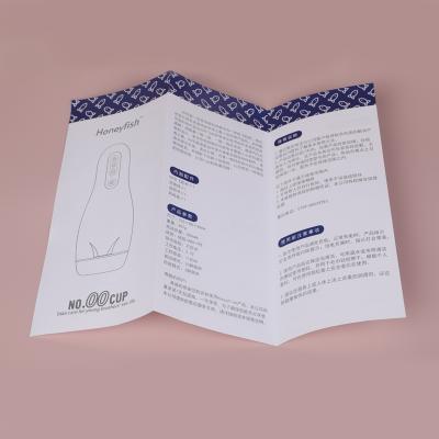 China paper & Factory supply cheap folded brochure carton direct accordion folding brochure unfolded 3 panel brochure for sale