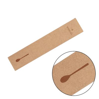 China Manufacturer Recyclable Kraft Paper Box Customized Spoon Fork Paper Box Brown Spoon Packaging Paper Box for sale