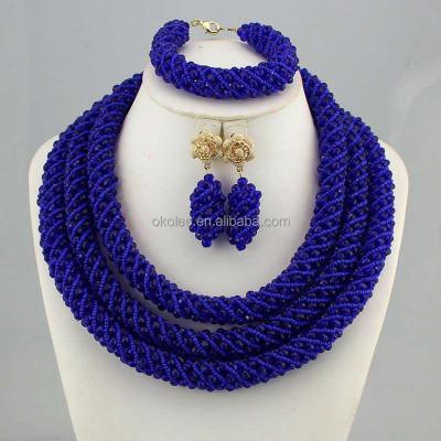 China KJ2414 Nigeria Garment Design Coral Beads Jewelry Sets For Wedding/Evening Party for sale