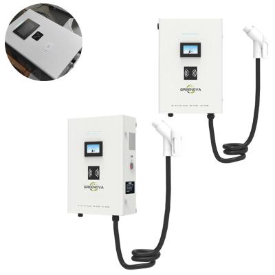 China Smart Home or Commercial Wall Mounted 3 Phase 400V DC 30kW 125A CCS1 CCS2 EV Charger DC Box GN-ENCDC030K for sale