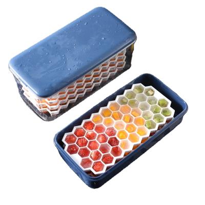 China 4 Layers Sustainable Plastic Honeycomb Ice Cream Mold Food Grade Ice Cream Mold DIY Popsicle Mold for sale