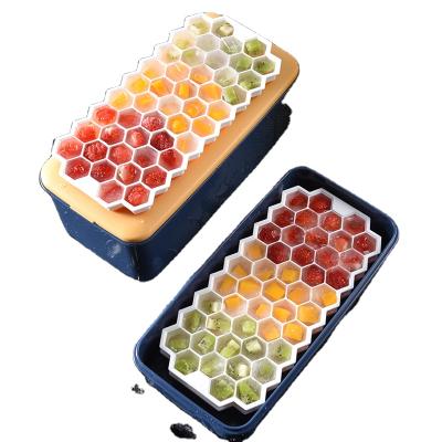 China 1 Layer Plastic Honeycomb Ice Cream Mold Sustainable DIY Ice Cream Mold Food Grade Easy Popsicle Mold for sale