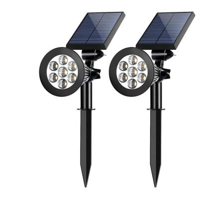 China Garden Angle Adjustable Waterproof Outdoor 2 In 1 Solar 7LED Spotlight The Home Garden Patio Yard for sale