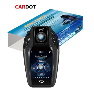 China LCD smart key with touch screen feature cardot upgrade version lcd smart car key shell with original key function and keyless support go function for sale