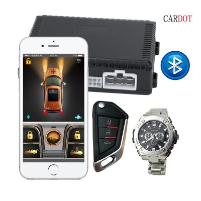 China Smart Remote Start Stop Drop Shipping KOL Cardot Watch Is Smart Key Auto Start Stop Button Keyless Entry System Car Alarm for sale