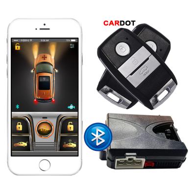 China Passive Keless Entry Drop Shipping KOL Entry System Cardot Keyless Anti-theft Remote Control Smart Car Alarm for sale