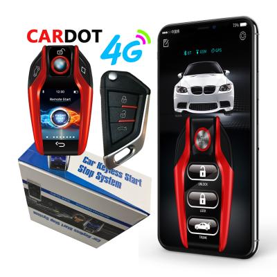 China Mobile App Gps Online Location 4G Car Alarm Drop Shipping Cardot 2021 Mobile Phone 4g Control Car BT Keyless Entry System Smart Remote Start Button Thrust Motor Car+Alarms for sale