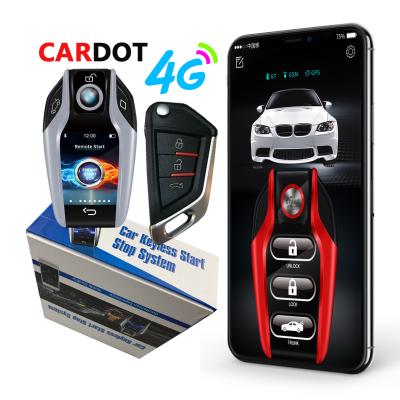 China App Start Stop Drop Shipping KOL Cardot GM/M Gps New 4g App Remote Starter Smart Car Alarms Keyless Entry System for sale