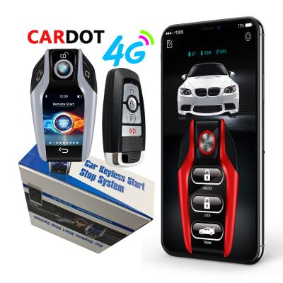 China Mobile App Online Gps Location Drop KOL Cardot 4g Entry Gps KOL Cardot 4g Keyless Dispatching Start Stop Engine Smart Pke Starter Remote Car Alarms for sale