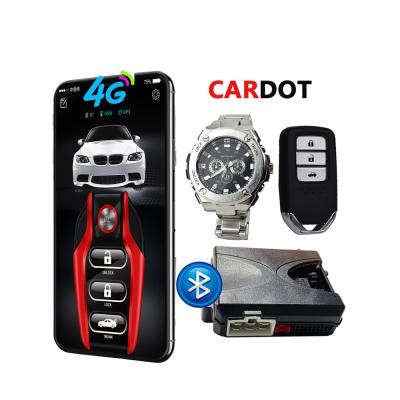 China Keyless Expedition KOL Cardot Smart Phone Control Remote Start Entry Car Alarms Two Way Engine Button Push Stop Remote Start Stop Drop for sale