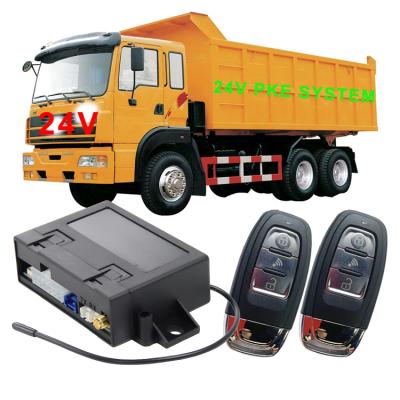 China Remote Lock Or Open Vehicle Doors Drop Shipping Cardot Cheapest KOL Can Work With Passive Keyless Vehicles 24v/12v Pke Entry System Car Alarms for sale