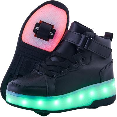 China Usb lace LED lights, ice skating, with wheels, boys and girls, outdoor activities, children, gifts for sale