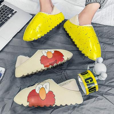 China Cheap Women Yeezy Yeezy Mens Yeezy Slipper Winter Fur Slipper Winter Damping Slips Unisex Plush Yeezy Slipper Slides With Fur Mens Womens for sale