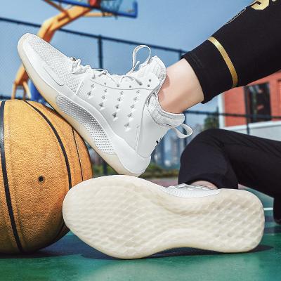 China Cushioning Branded High Quality Men Fashion Cheap Comfortable Breathable Men's OEM Outdoor Basketball Shoes Wear Resistant Basketball Shoes for sale