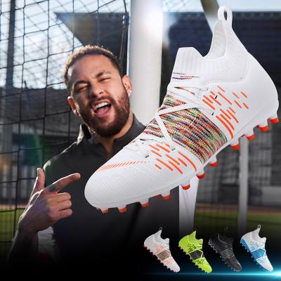 China Fashion\Comfortable\Durable Spike Boots Shoes Football Soccer Shoes Boots Trainings MG TF Outdoor High Ankle Football Boots Soccer Shoes For Women Men for sale