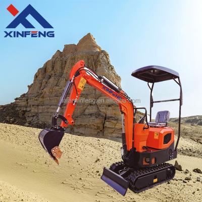 China Factory Direct Hotels 1 Ton Mini Excavator Cheap Small Hydraulic Excavator With EPA Engine For USA Market for sale