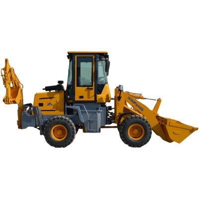 China Construction Material Factory Outlets Cheap Supply Excavator Mini Tractor With Front End Loader And Backhoer 4s Payload Directly for sale