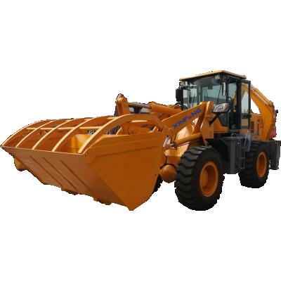 China Building material factory outlets new China wheel Mini Articulated Backhoe Loader direct selling for sale