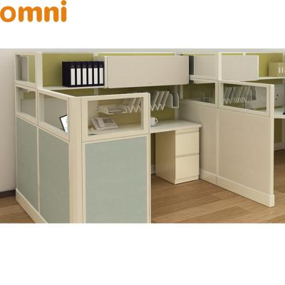 China Commercial Hot Selling Office Furniture Modular Furniture Workstation OMNI Aluminum Profile For Office Partition for sale