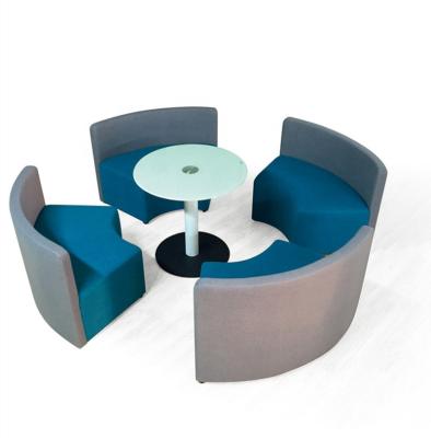 China Modular Living Room Office Furniture Round Shape Sofa Set for sale