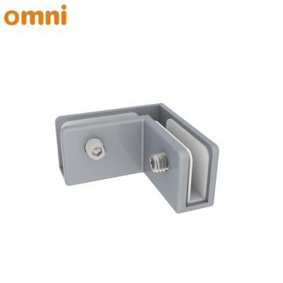 China Promotes Safe Social Distancing Between People HMA98 Zine-Alloy Material Desk Glass/PET/Acrylic Desk Mount Screen Panel Clamp Table Top Clip for sale