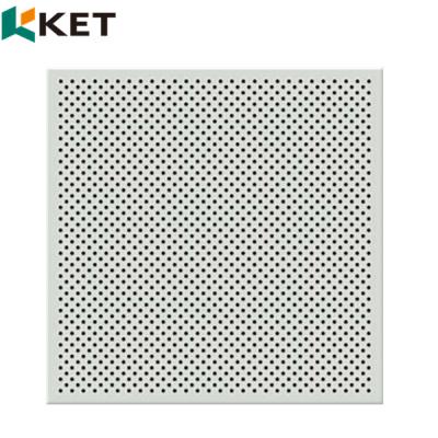 China Artistic Acoustic Powder Coated Ceilings Clip In Suspended Aluminum Metal Ceiling Tiles 60*60 for sale