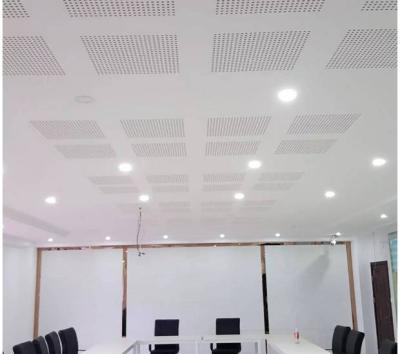 China Best Selling Artistic Perforated Acoustic Ceilings Gypsum Panel And Ceiling Tiles With Popular Designed for sale