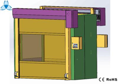 China Kaltgewalzte Stahlcleanroom-Luft-Dusche, Luft-Duschkabine mit Hochgeschwindigkeitsfensterladen-Türen zu verkaufen