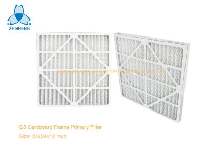 Cina Filtro dell'aria pieghettato della fornace di CA pre per ritorno dell'aria a rimozione di polvere 90% 5 Um particelle, struttura di carta in vendita