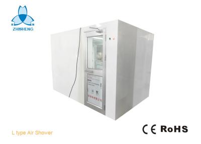 Chine L dactylographient la douche d'air faisante le coin avec les portes d'oscillation en aluminium pour la pièce propre de la classe 1000 des personnes 5-6 en Indonésie à vendre