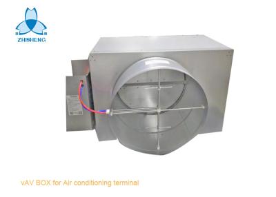 China Einzelner Lufteinlass-variabler Lautstärkeregler-Dämpfer für Kasten der Klimaanlagen-Endstelle-VAV zu verkaufen